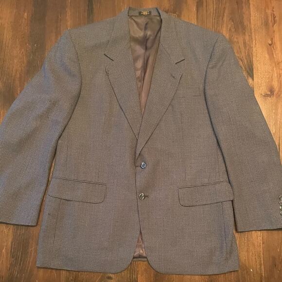 ⭐️ Stafford Classic Men's Wool Two Button Up‎ Suit Jacket Handsome Formal Blazer - Picture 1 of 13